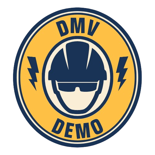 DMV-LOGO Number 1 demolition contractor in Bucks County, PA
